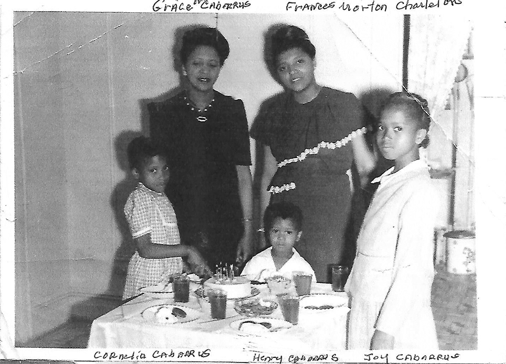 The Cabarrus Family, Joy Cabarrus front right.